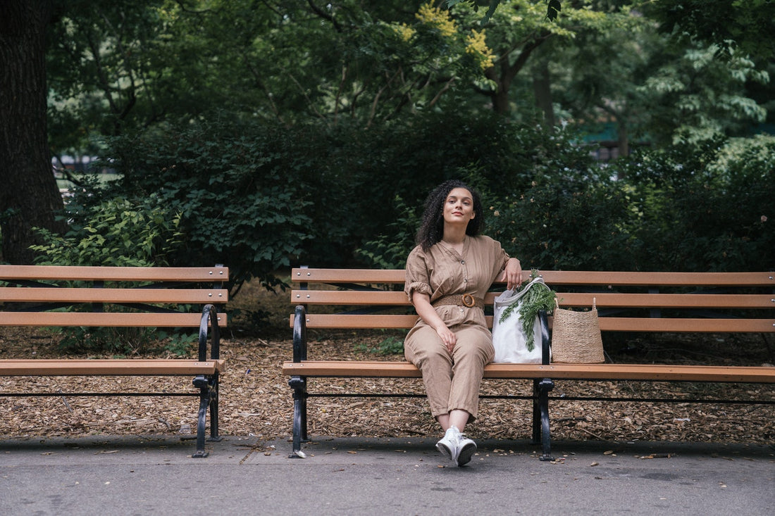 wearing a jumpsuit