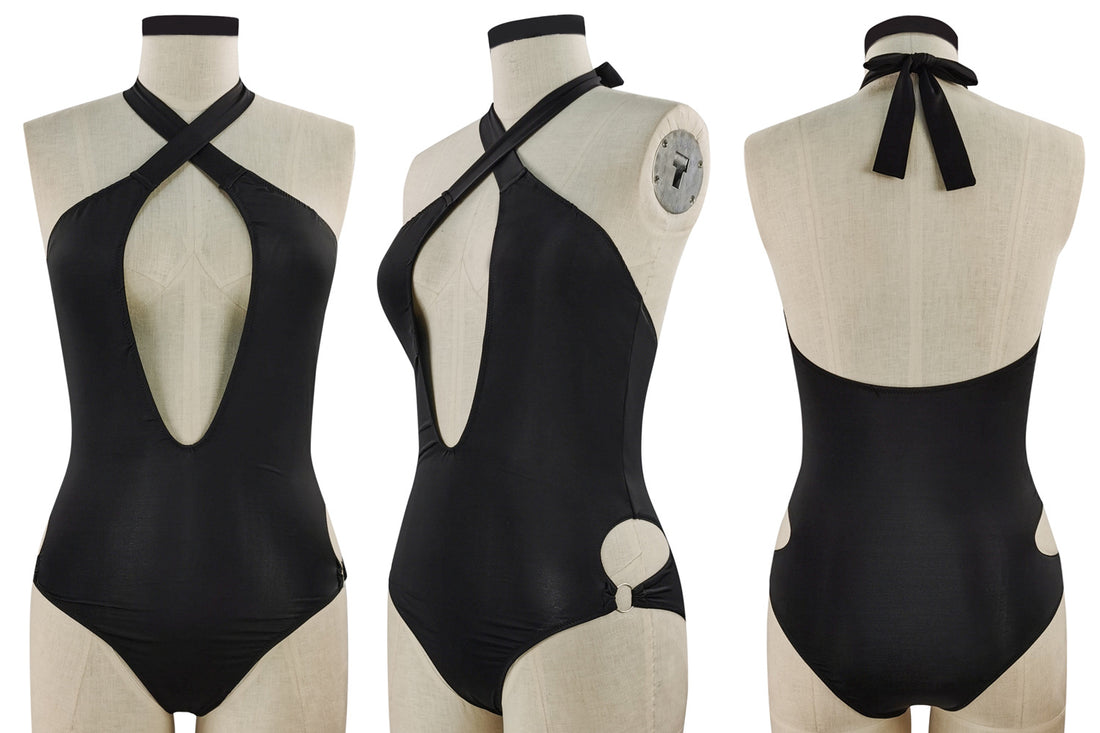 Celia V Plunge One Piece Swimsuit