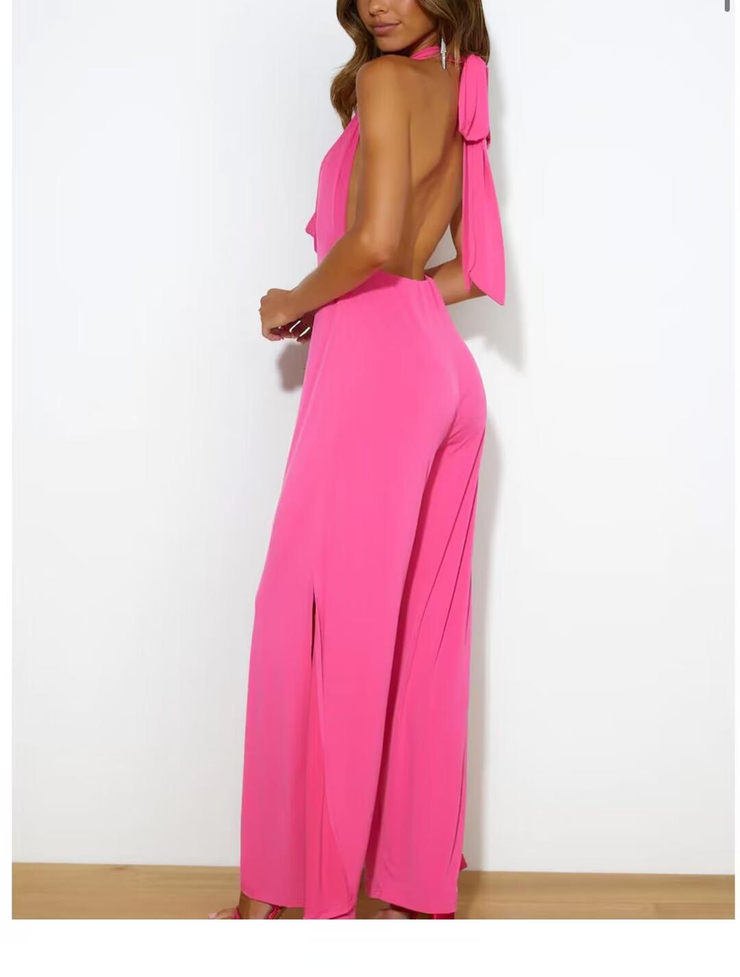 Verona Halter Backless Jumpsuit