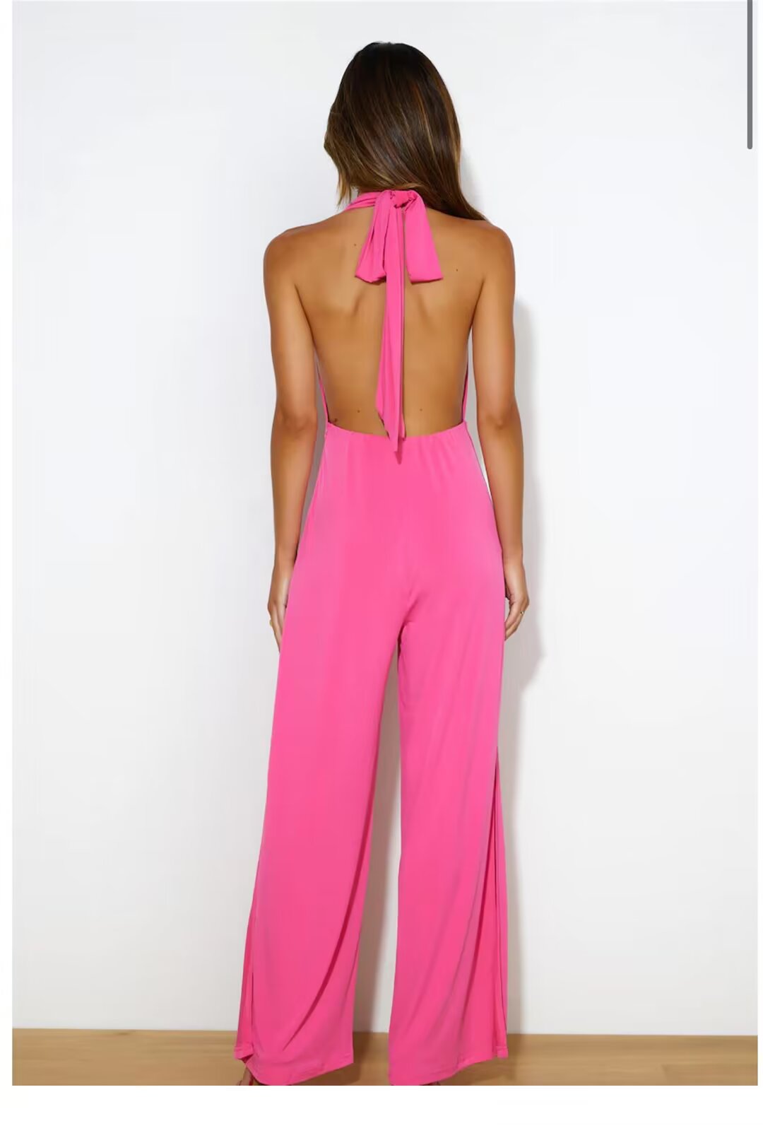 Verona Halter Backless Jumpsuit