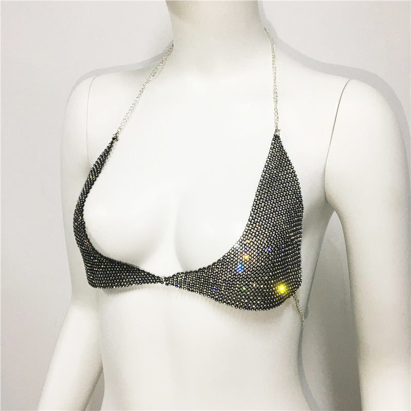 Lanie Rhinestone Halter Top