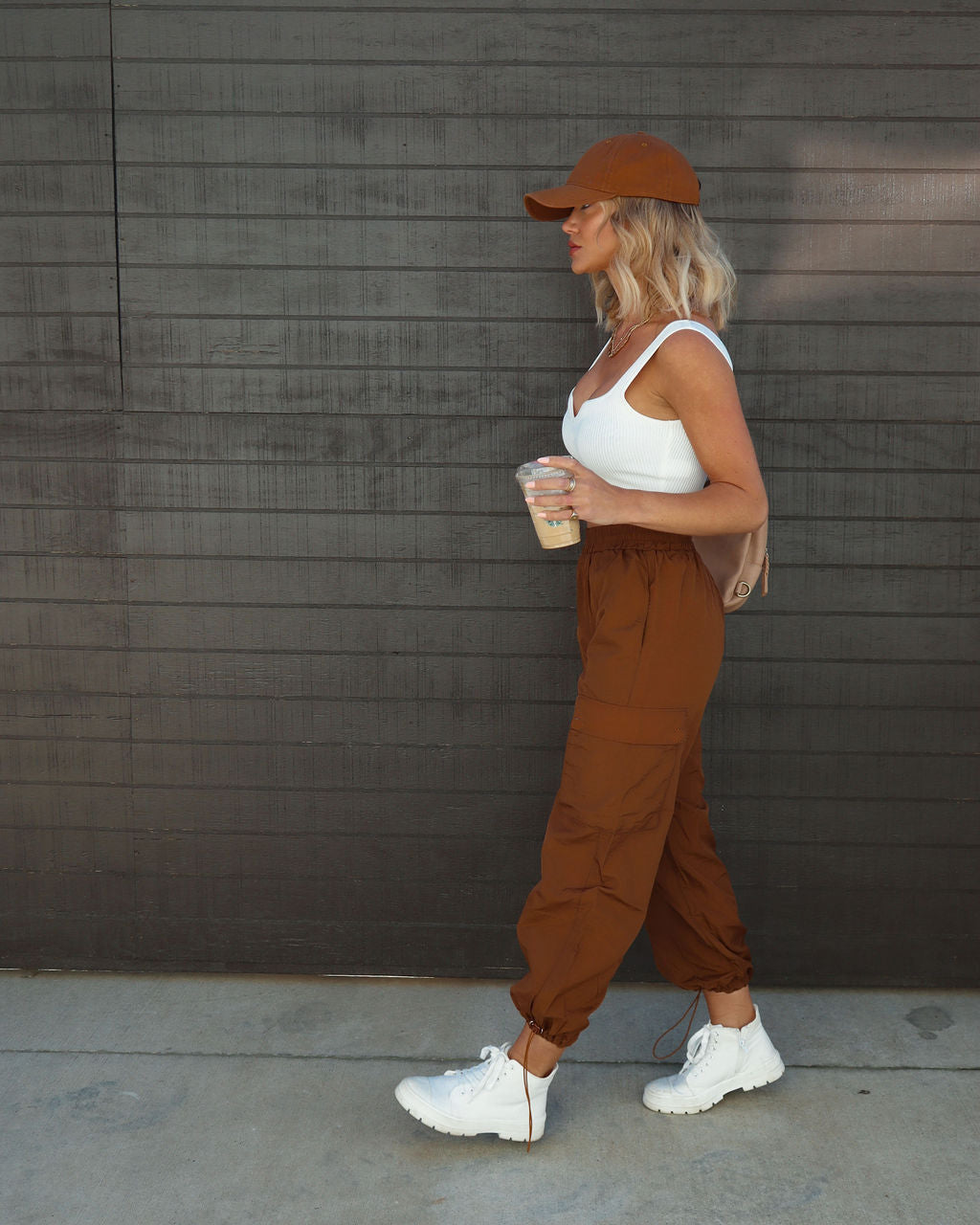 Nova Elastic Waist Cargo Pants