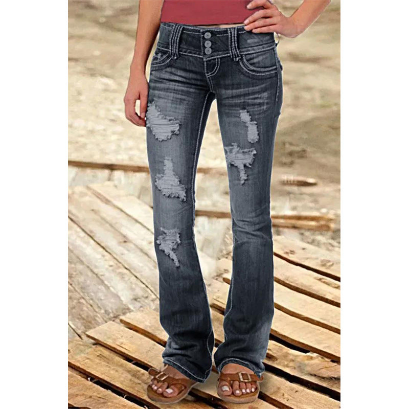 Samantha Retro Hip Hugger Jeans