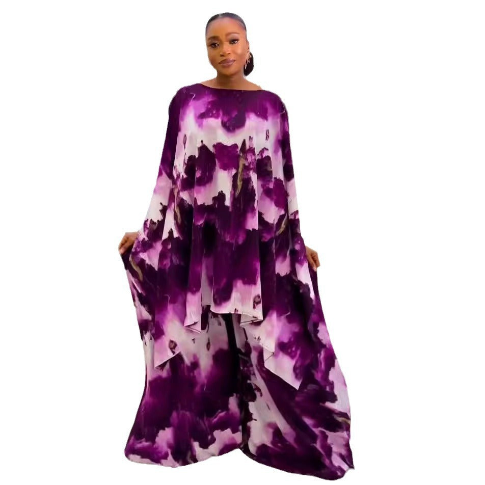 Terri Plus Size Printed Sleeveless Two Piece Set