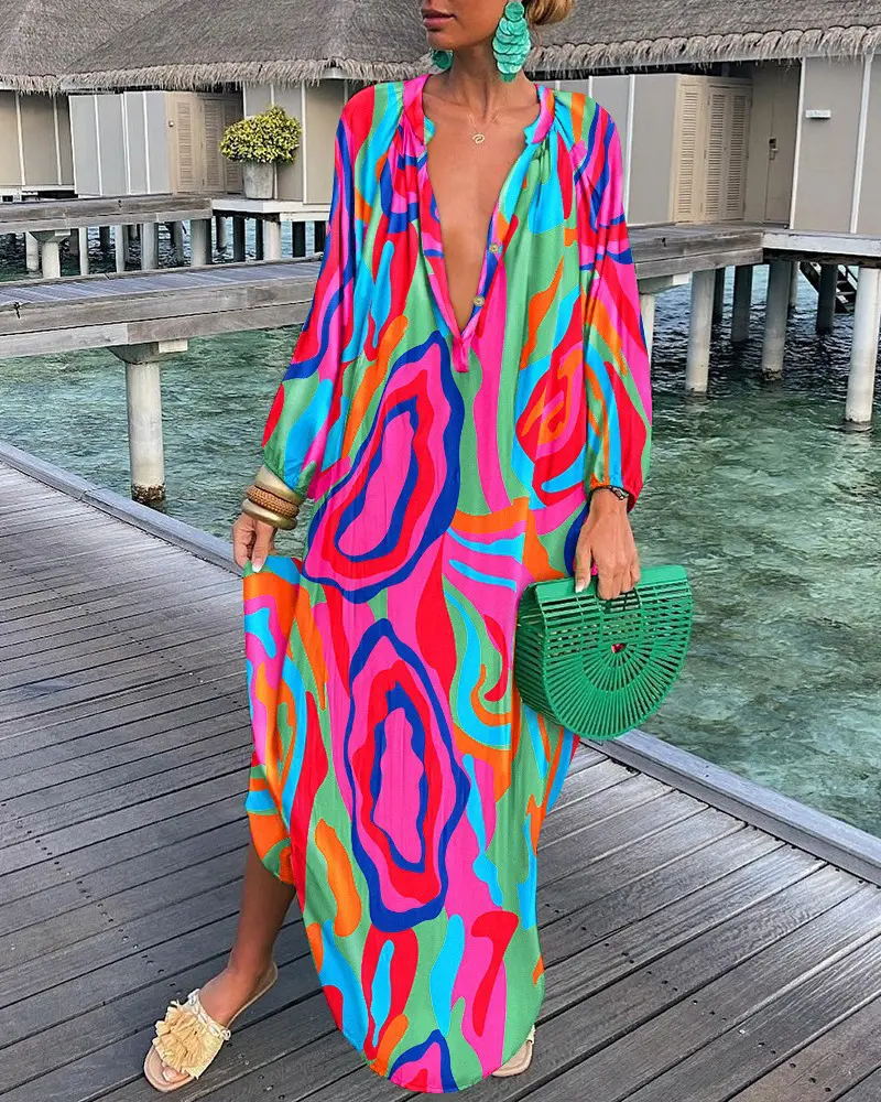 Sara Print Cover-Up