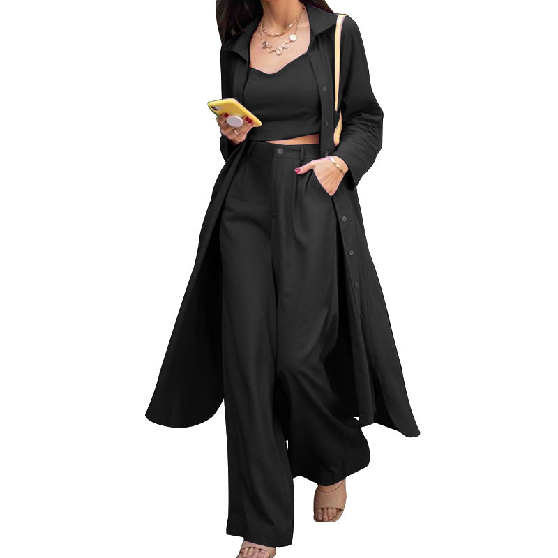 Rio Wide Leg Pant Three-Piece Suit