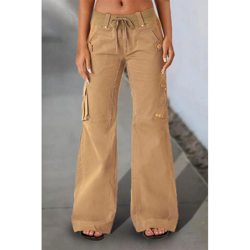 Alicia Drawstring Wide Leg Pant