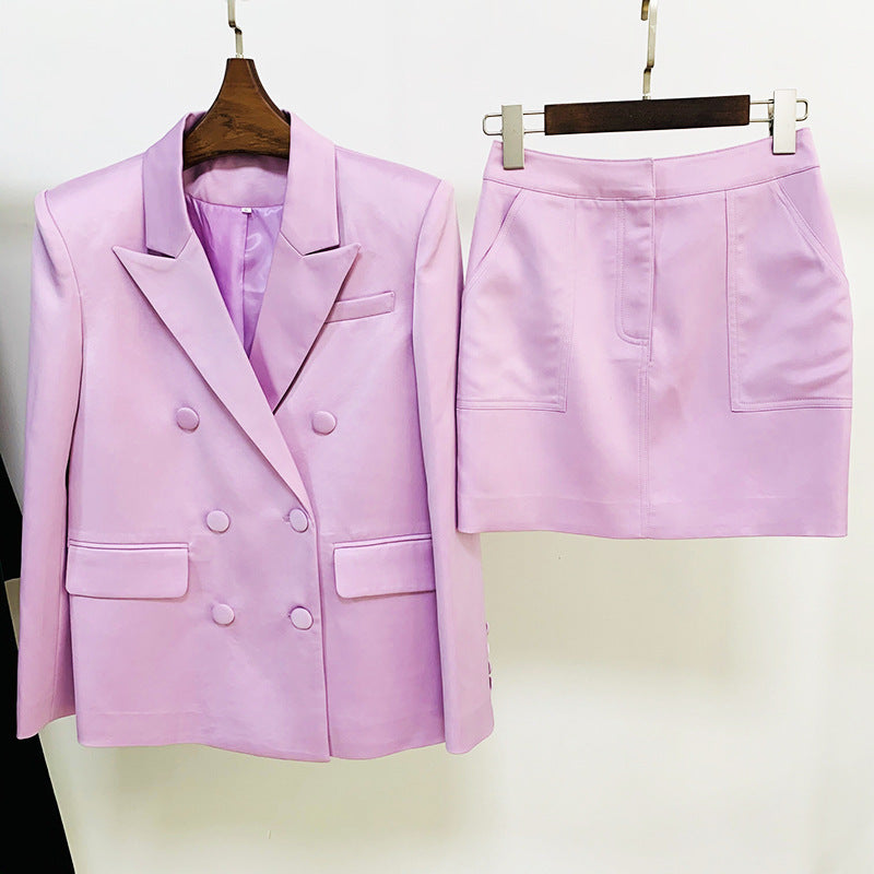 Sylvia LX Double Breasted Two Piece Suit