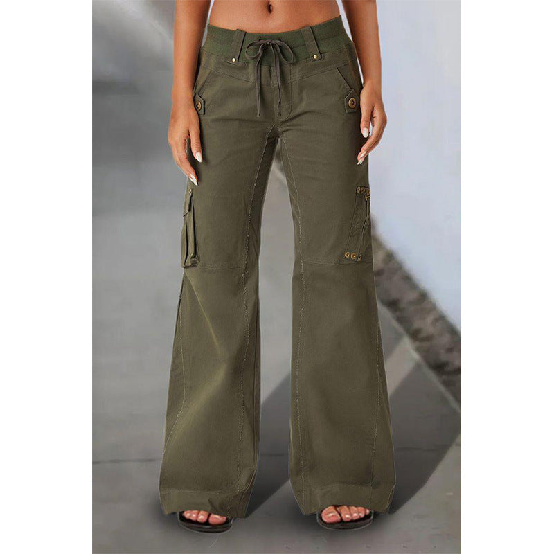 Alicia Drawstring Wide Leg Pant
