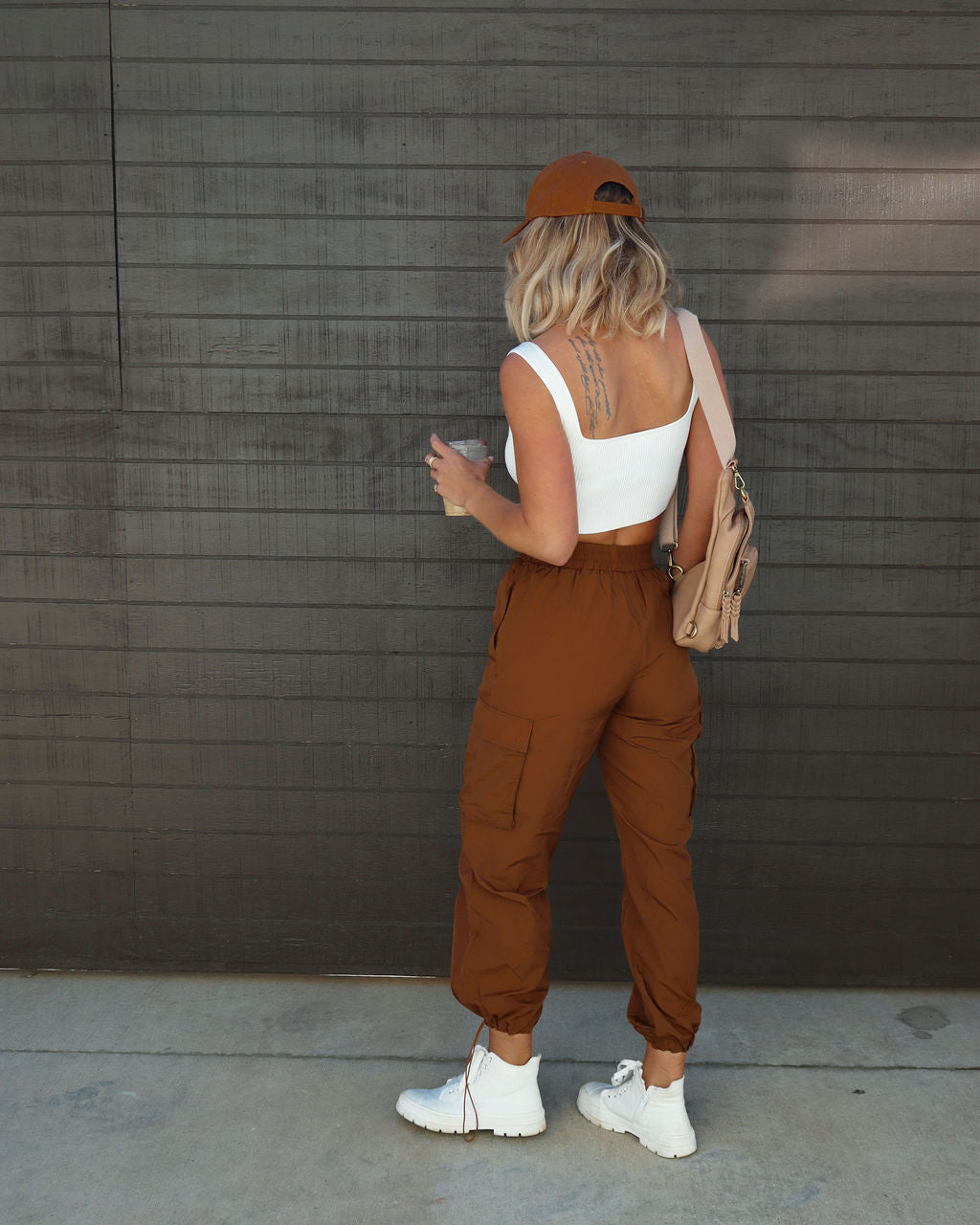 Nova Elastic Waist Cargo Pants