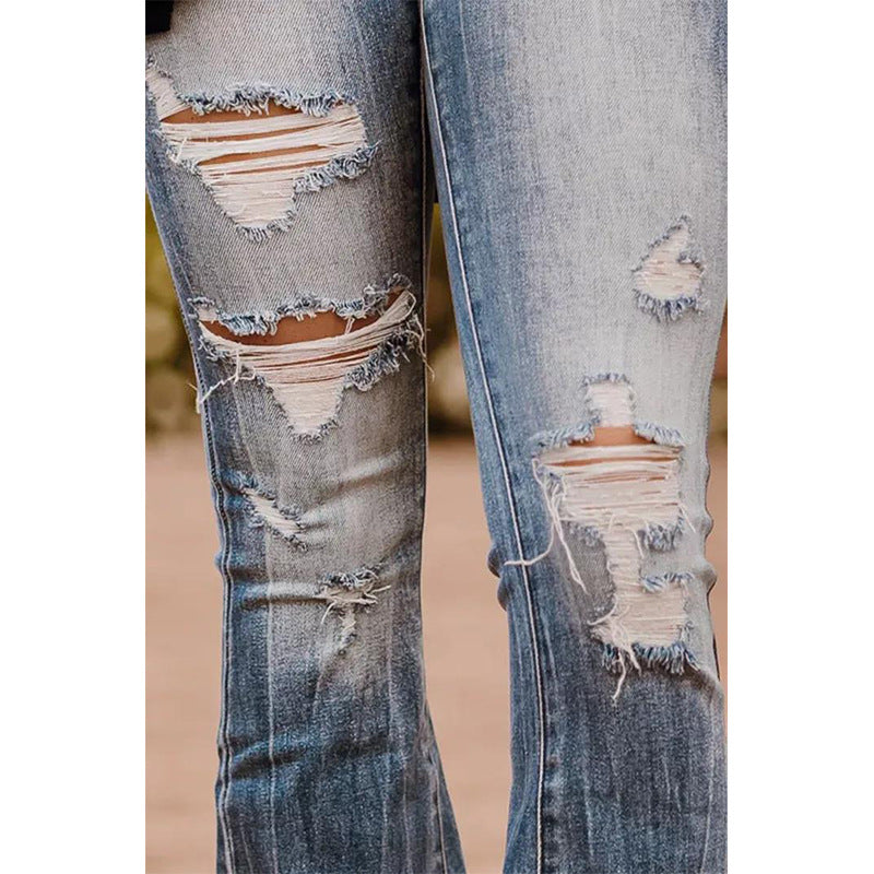 Sarah Ripped Denim Jeans