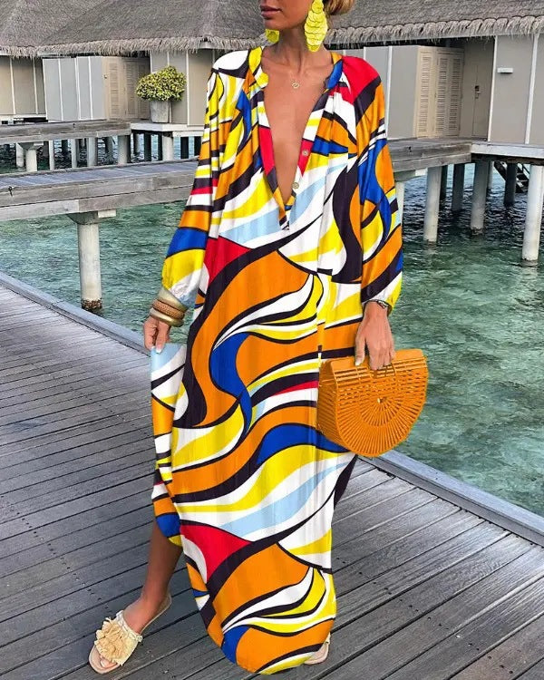 Sara Print Cover-Up