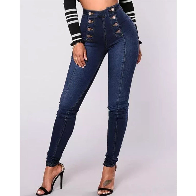 Lyndsey High Waist Slim Stretch Jeans