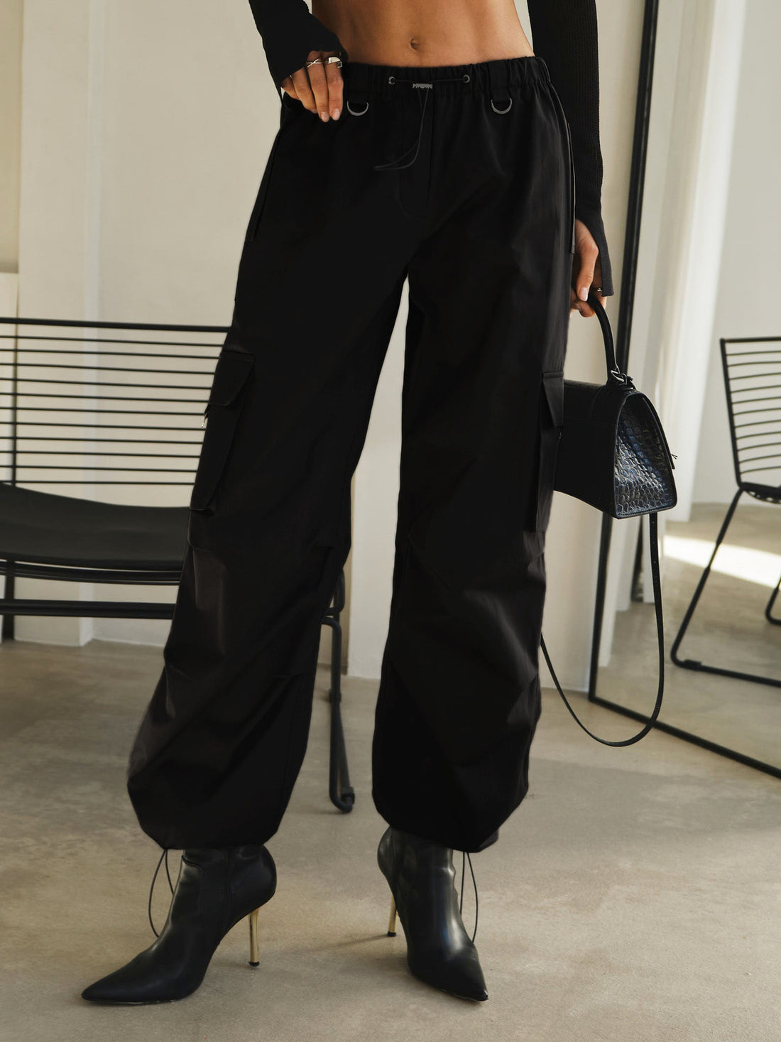 ELC Jolana Loose Cargo Drawstring Pant