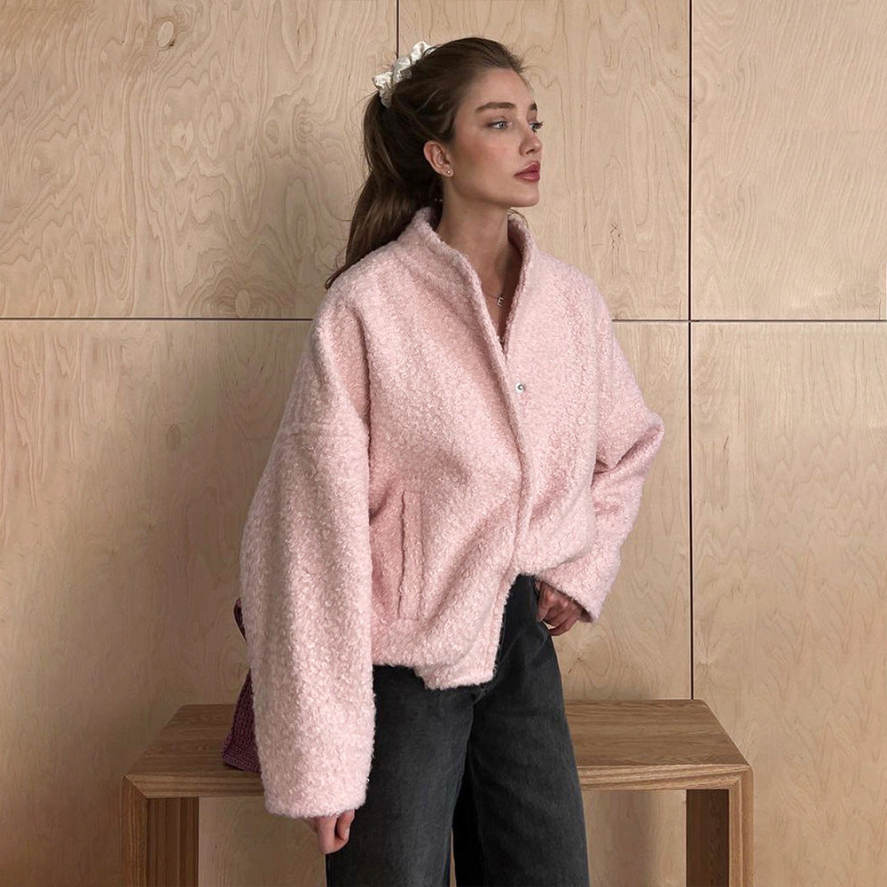 Elaine Pink Jacket Coat