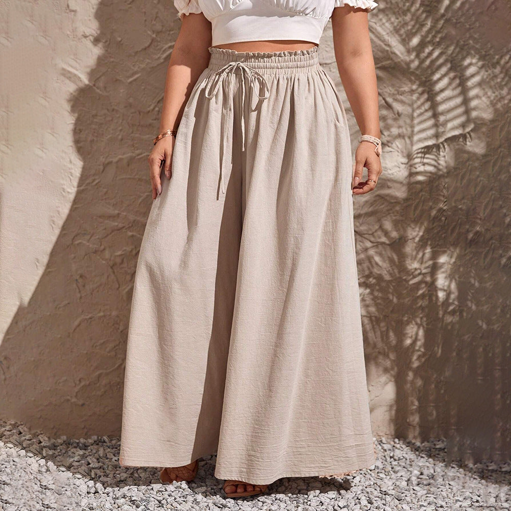 Maya Curvee Size Wide Leg Pants