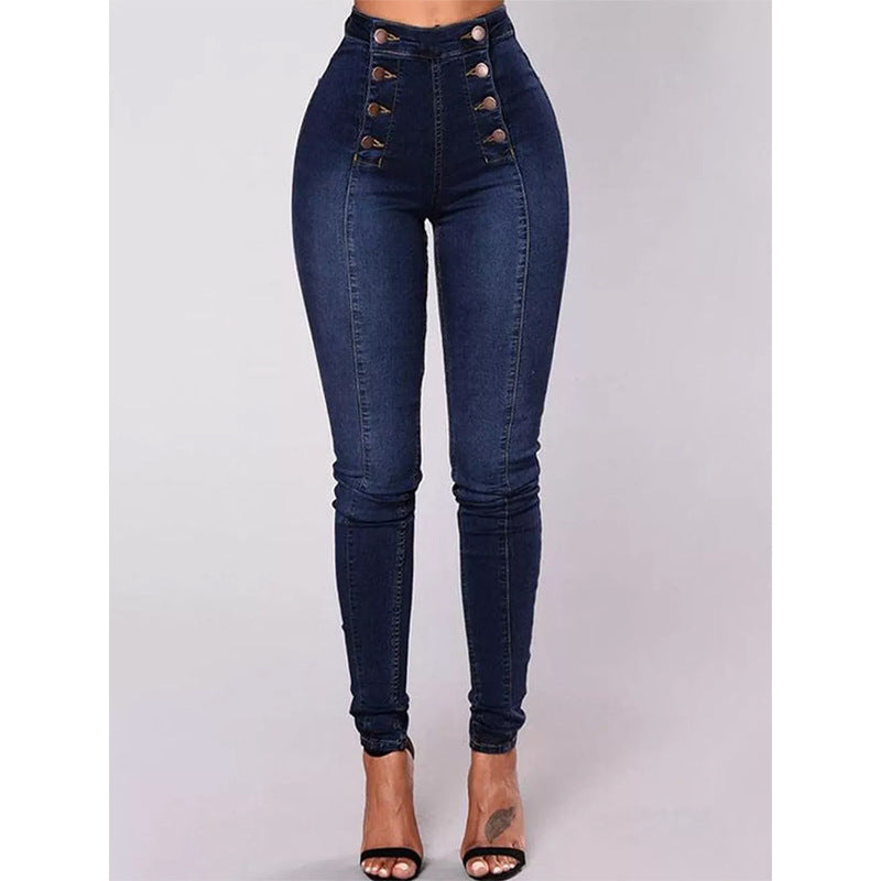 Lyndsey High Waist Slim Stretch Jeans