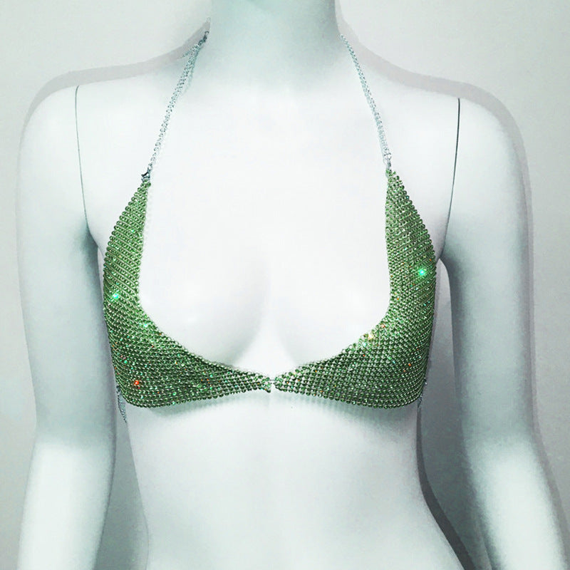 Lanie Rhinestone Halter Top