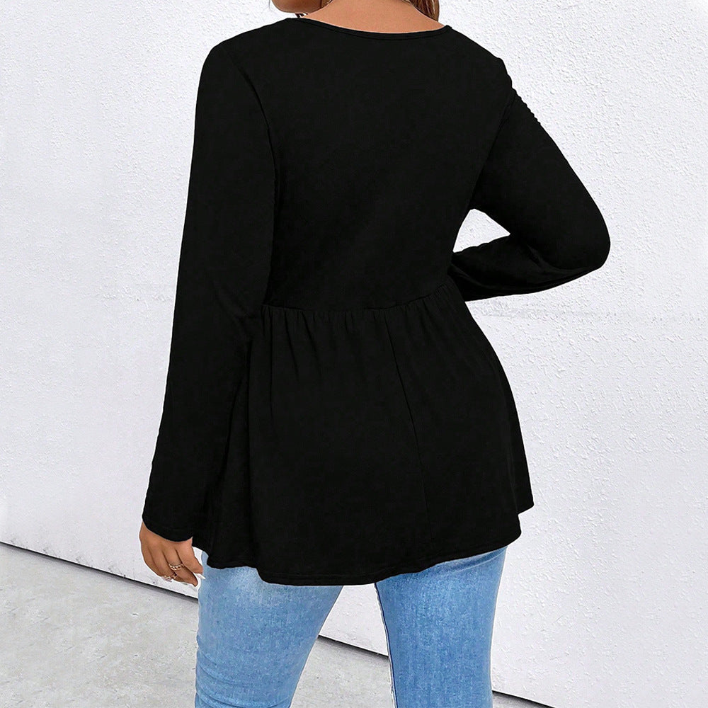 Camila Plus Size Long Sleeved Top