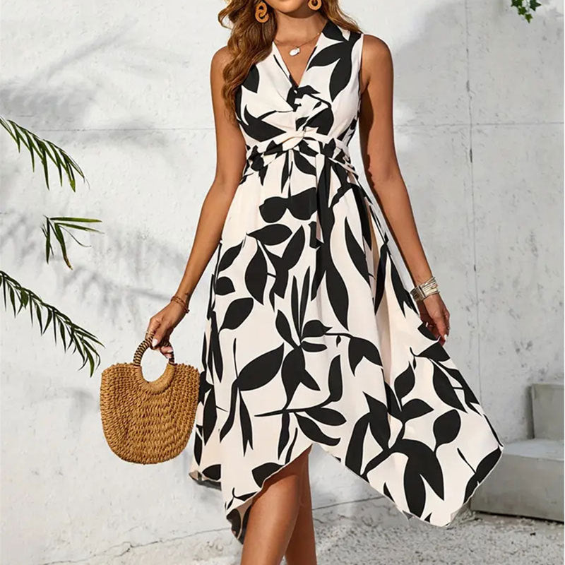 Maya Mid Length Sleeveless Dress