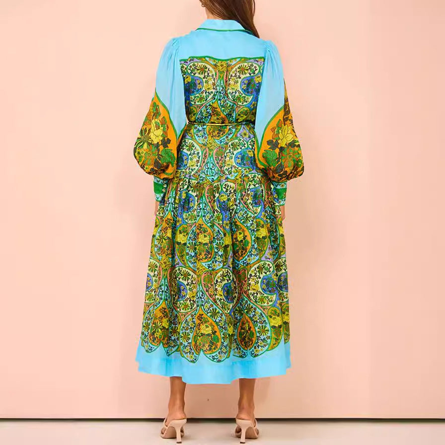 Angeline Printed Dress