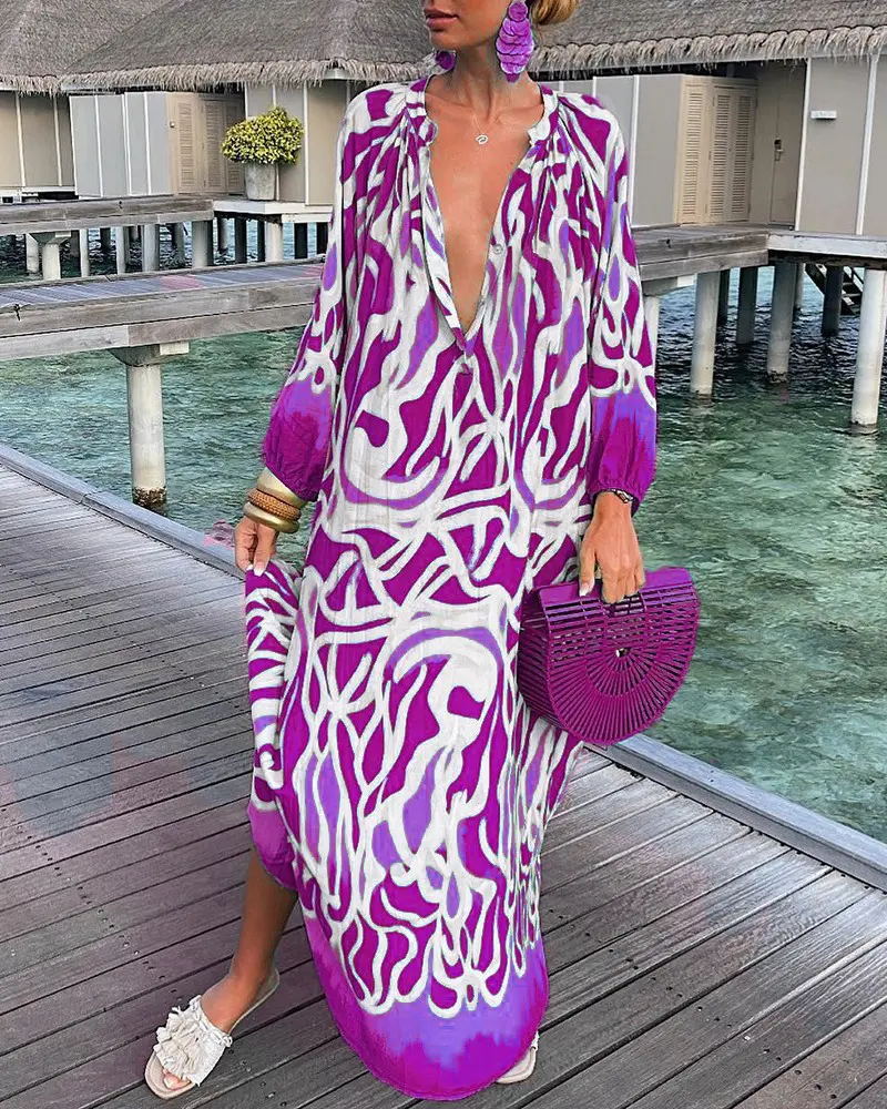 Sara Print Cover-Up