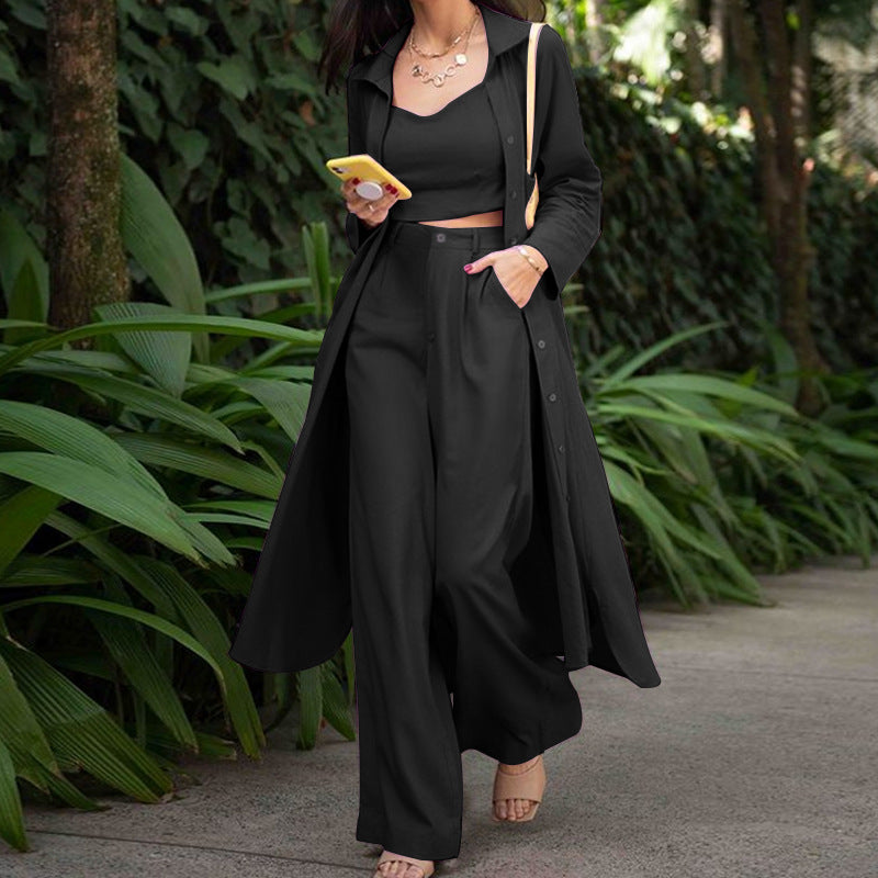 Rio Wide Leg Pant Three-Piece Suit