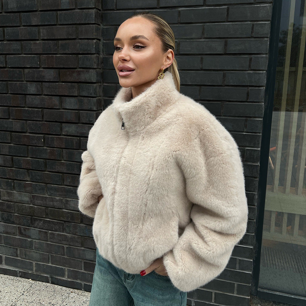 ELC Sarah Collared Plush Coat
