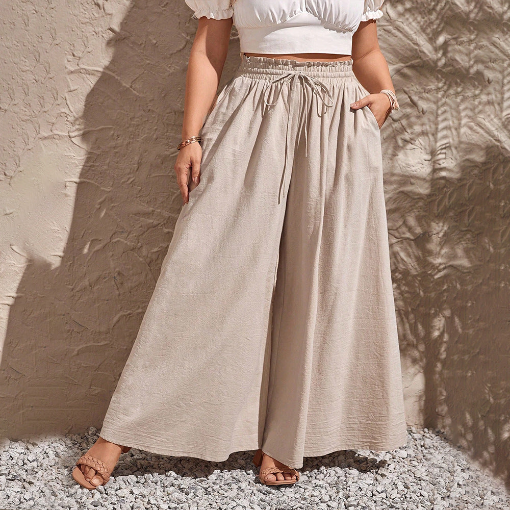 Maya Curvee Size Wide Leg Pants