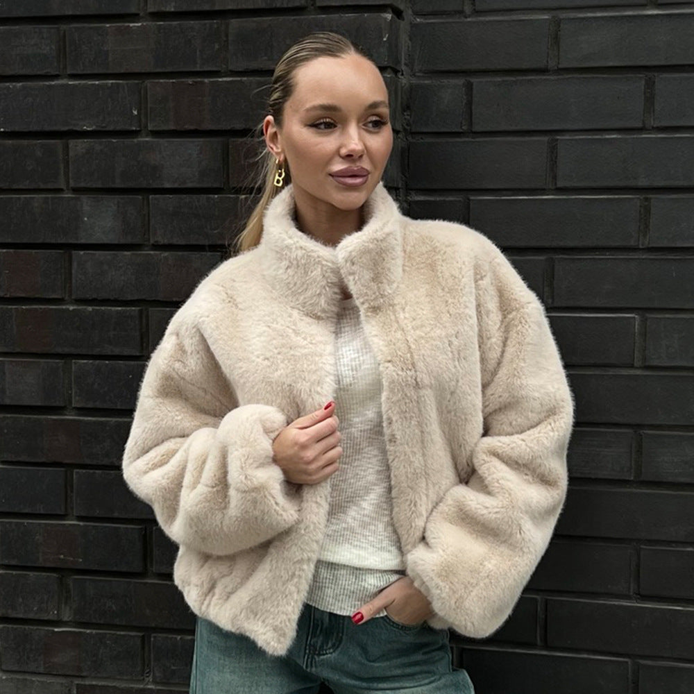 ELC Sarah Collared Plush Coat