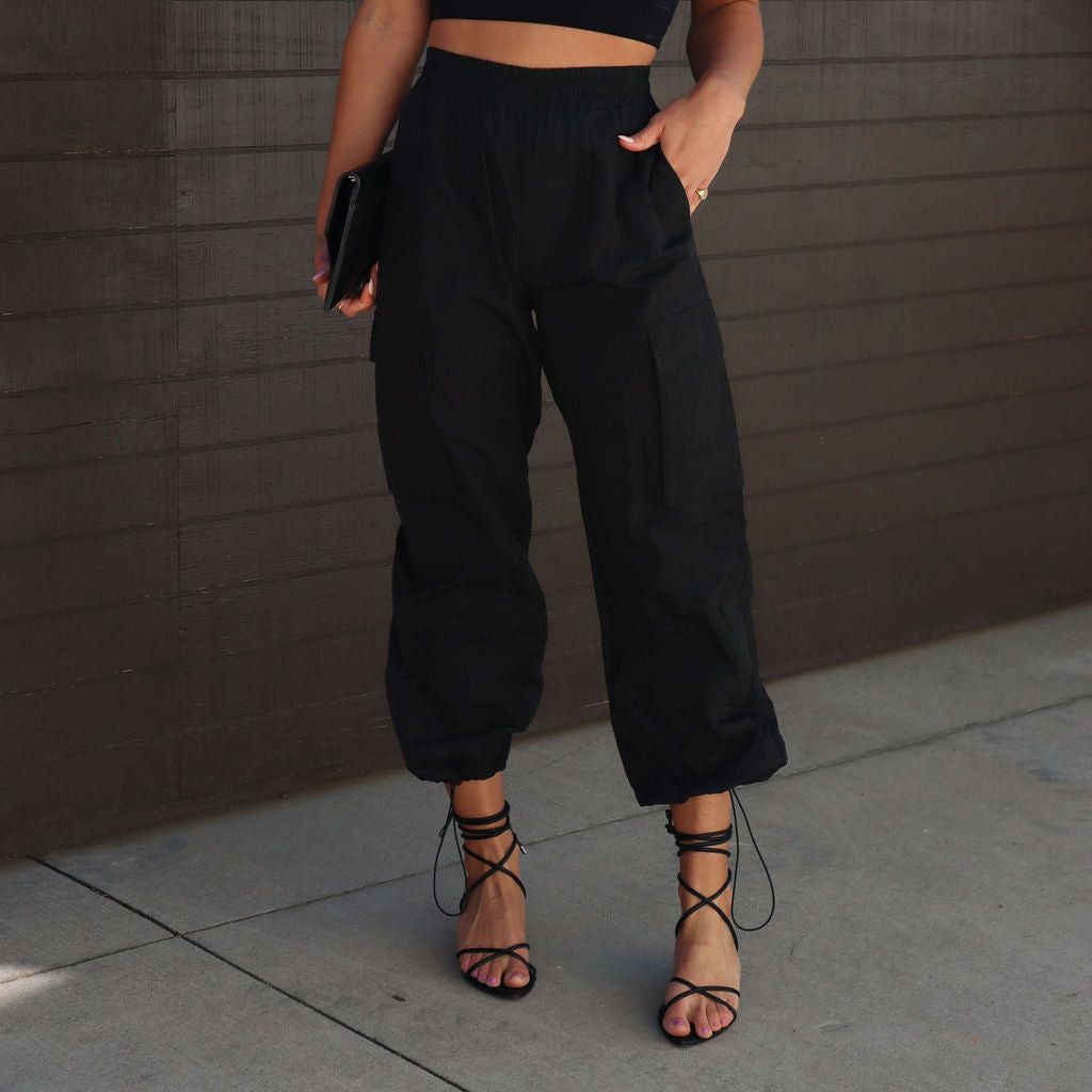 Nova Elastic Waist Cargo Pants