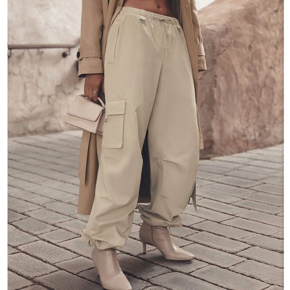 ELC Jolana Loose Cargo Drawstring Pant