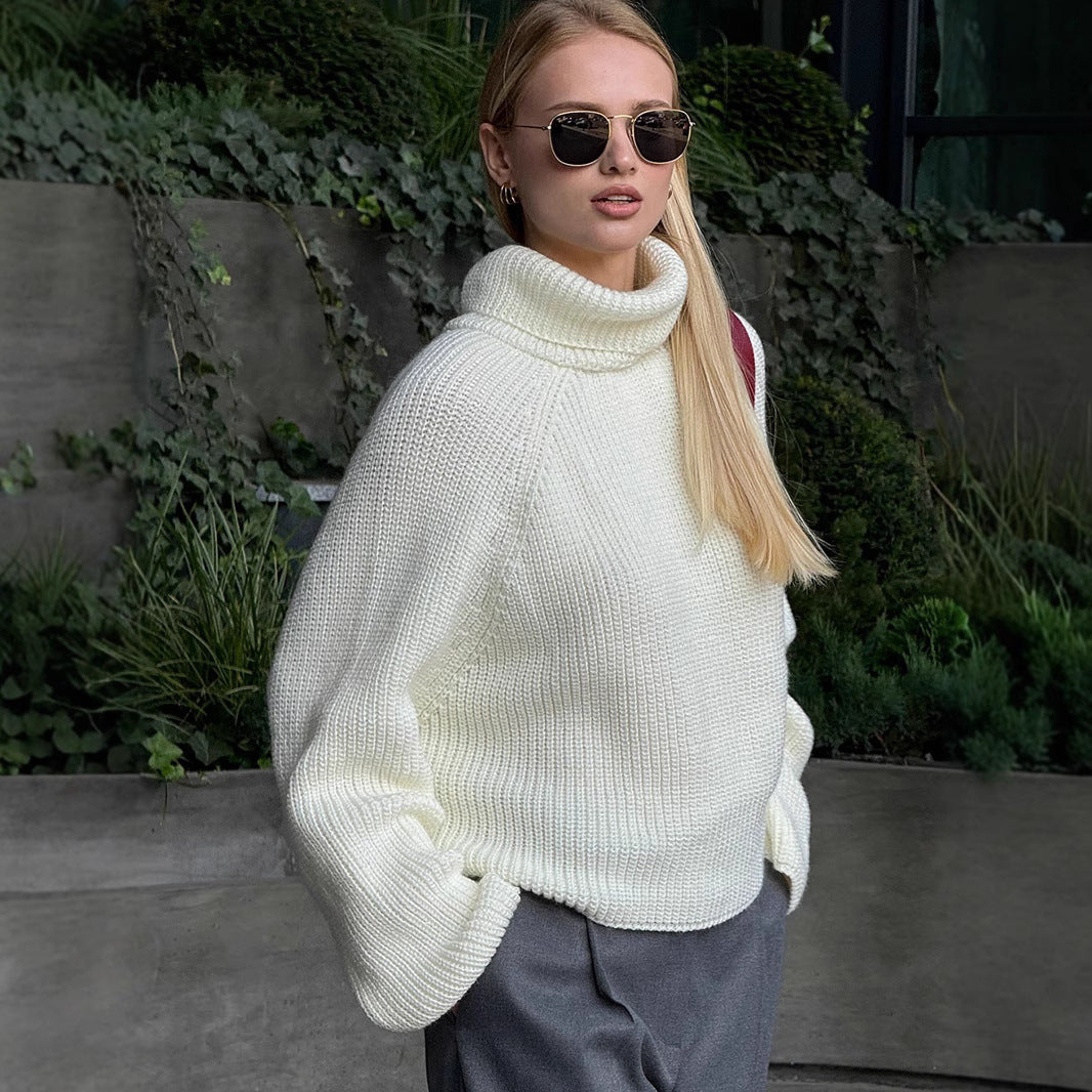 ELC Allegra High Collar Pullover Sweater