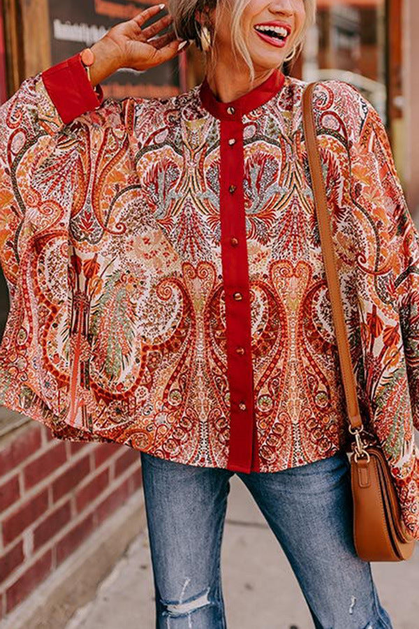 Linda Retro Printed Shirt