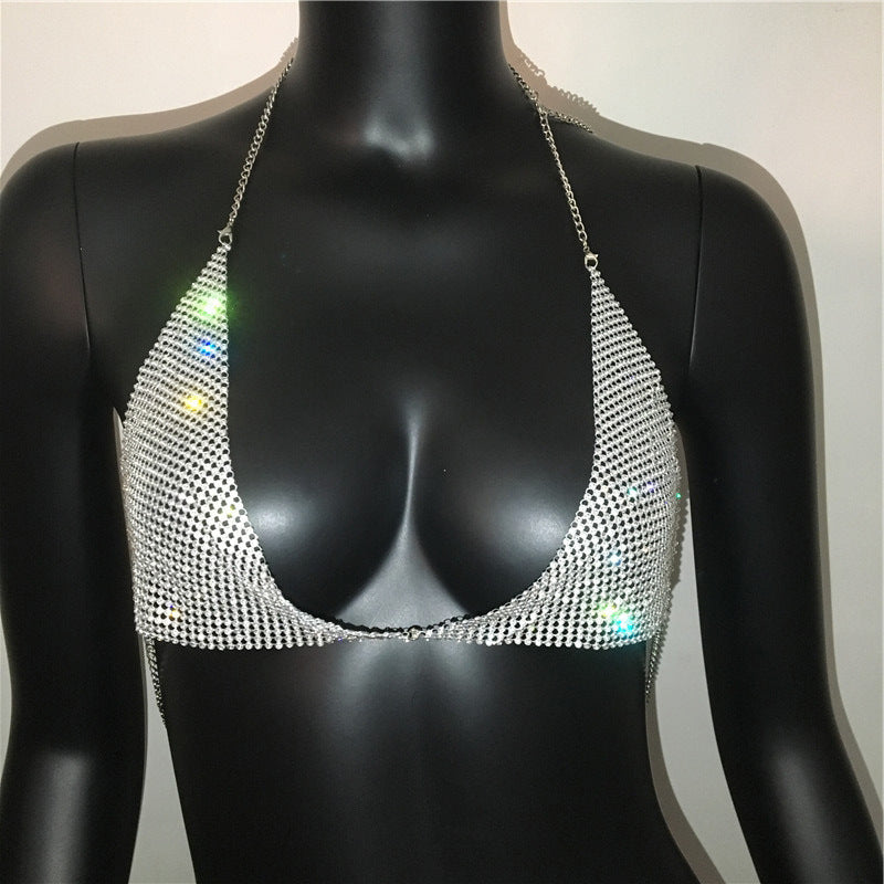 Lanie Rhinestone Halter Top
