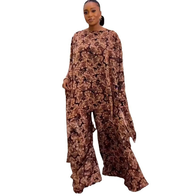 Terri Plus Size Printed Sleeveless Two Piece Set