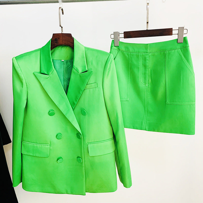 Sylvia LX Double Breasted Two Piece Suit