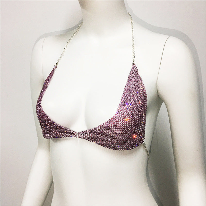 Lanie Rhinestone Halter Top