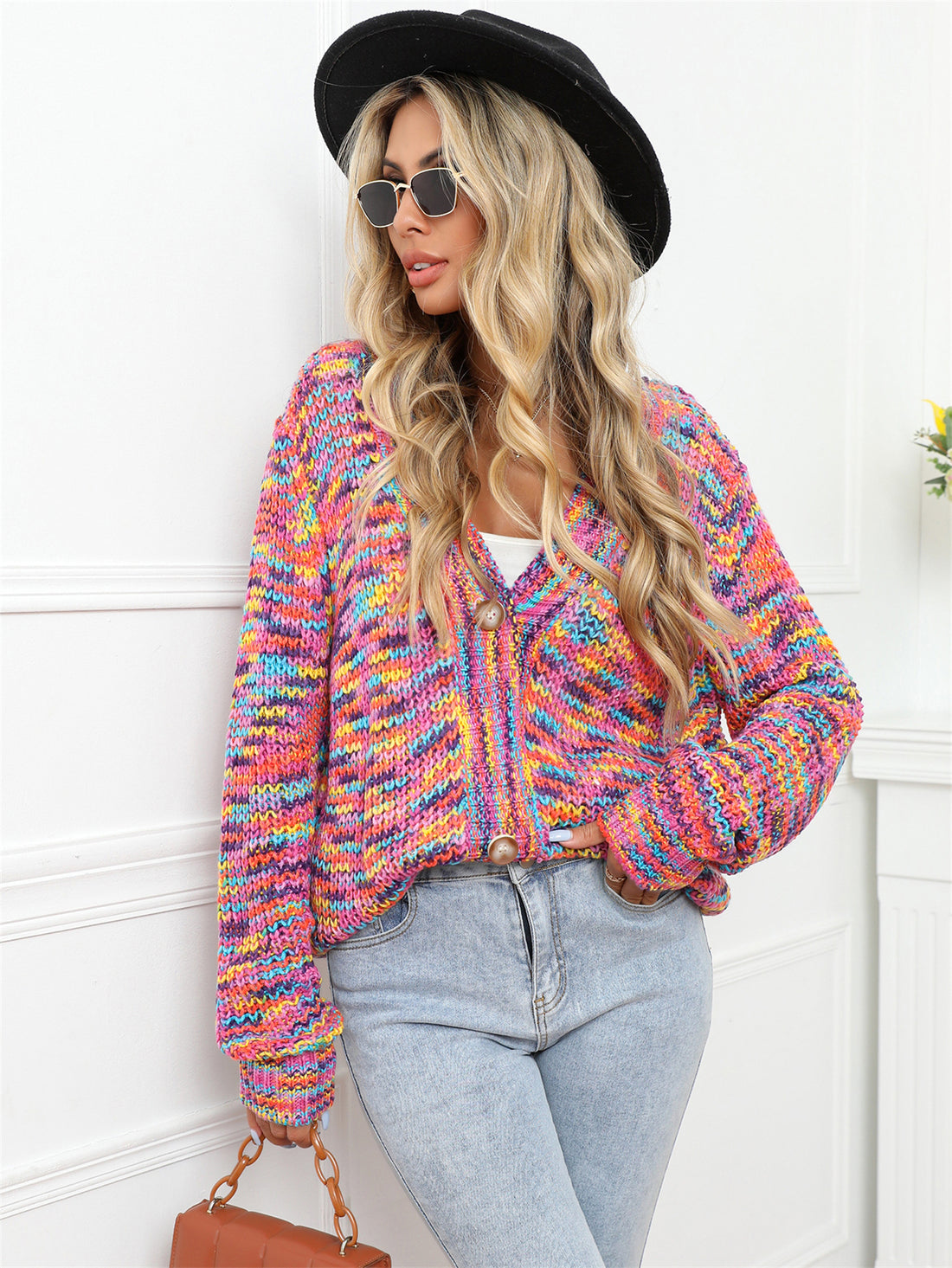 Hannah Rainbow Cardigan