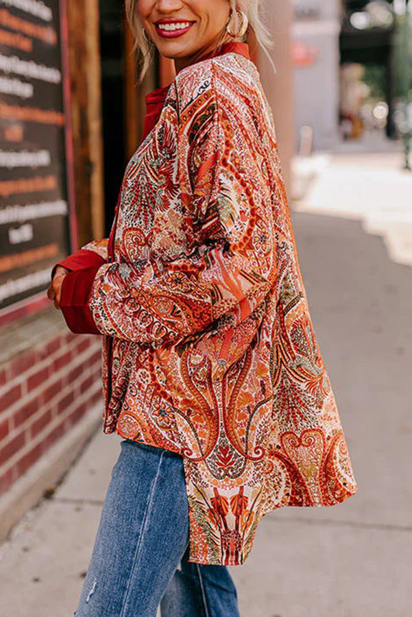 Linda Retro Printed Shirt