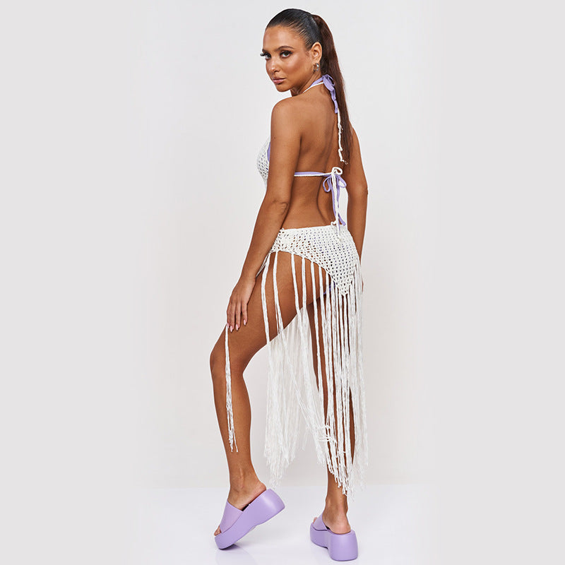 Samar Hand Crochet Beach Cover-Up