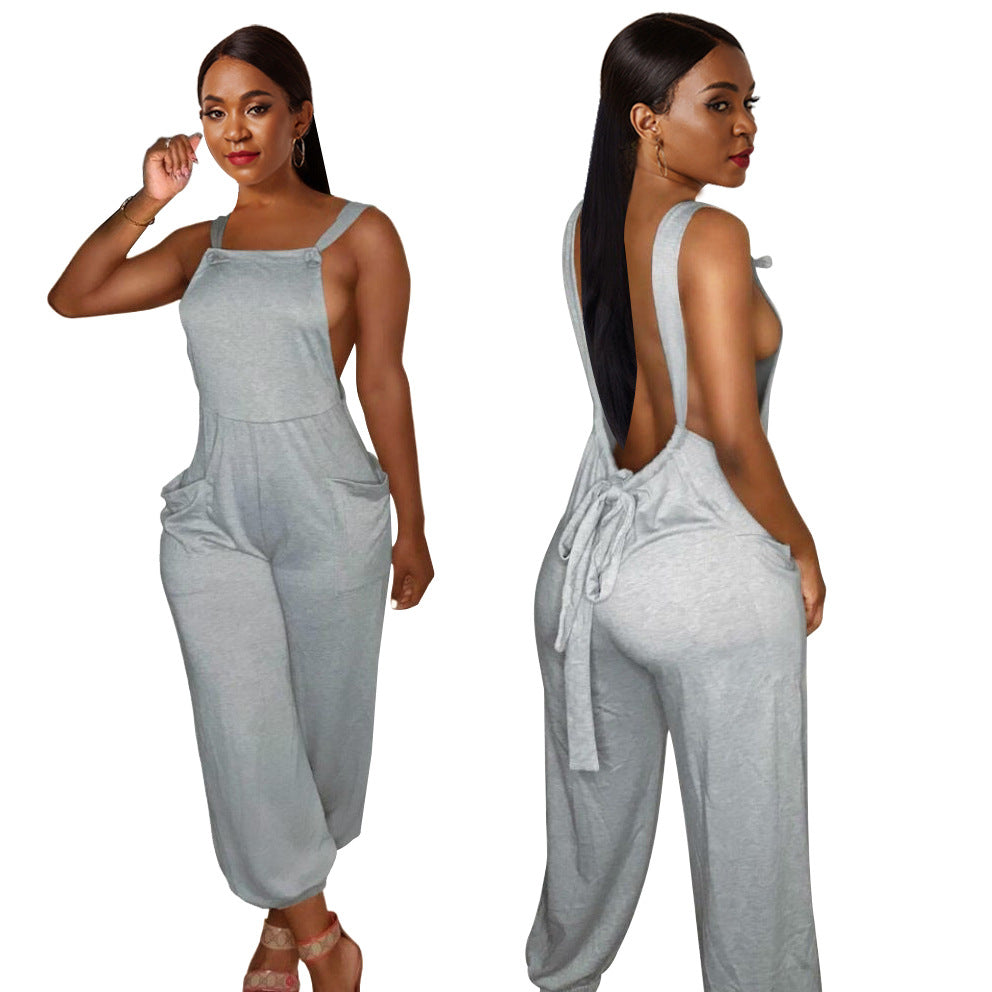 Chuyara Backless Jumpsuit