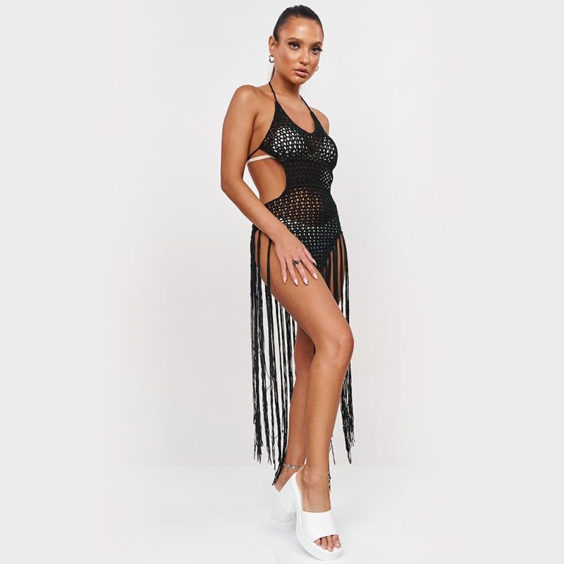 Samar Hand Crochet Beach Cover-Up