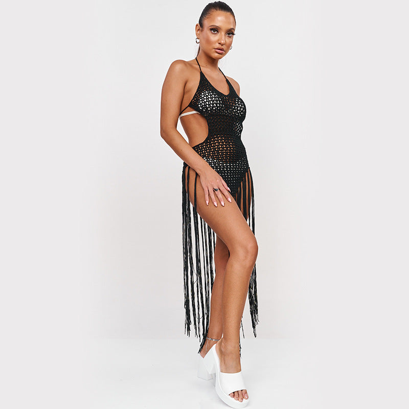 Samar Hand Crochet Beach Cover-Up