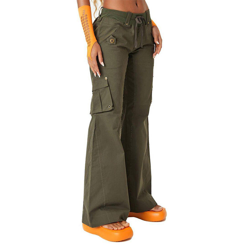 Alicia Drawstring Wide Leg Pant