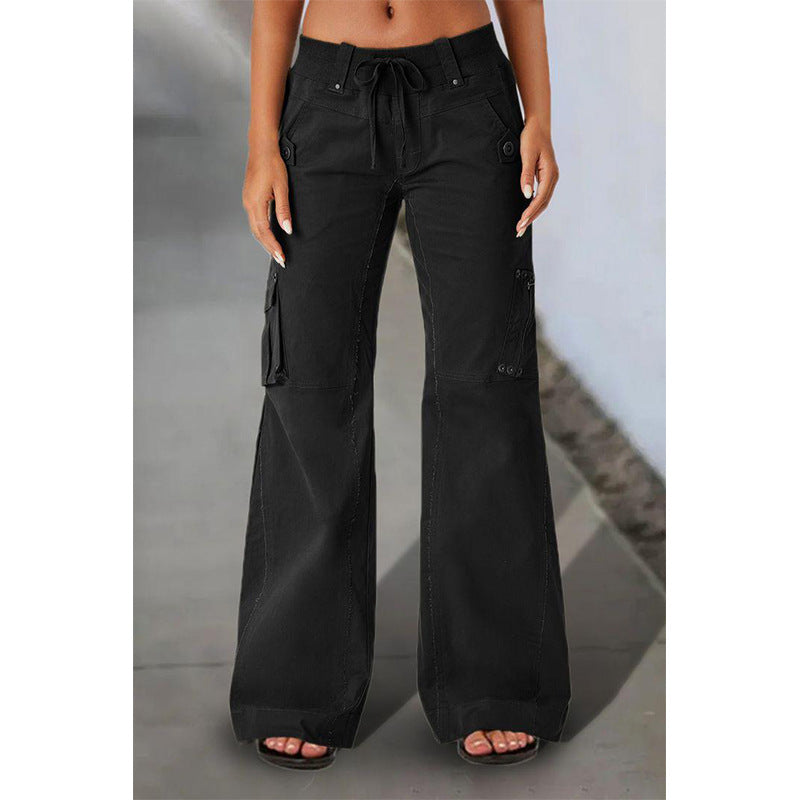 Alicia Drawstring Wide Leg Pant