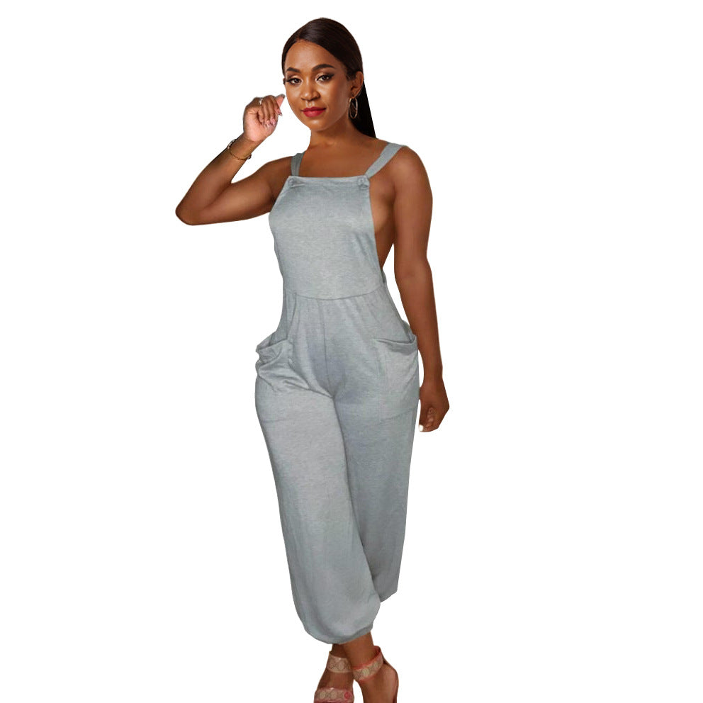 Chuyara Backless Jumpsuit