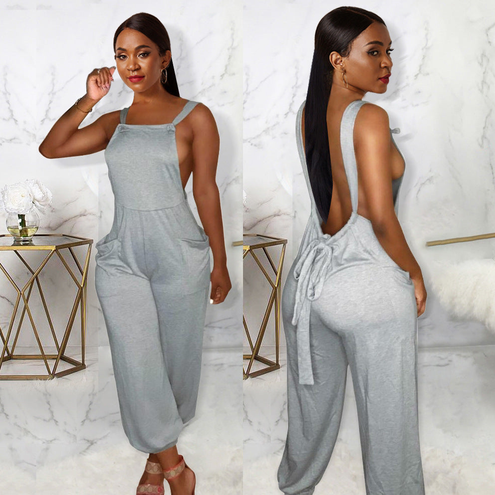 Chuyara Backless Jumpsuit