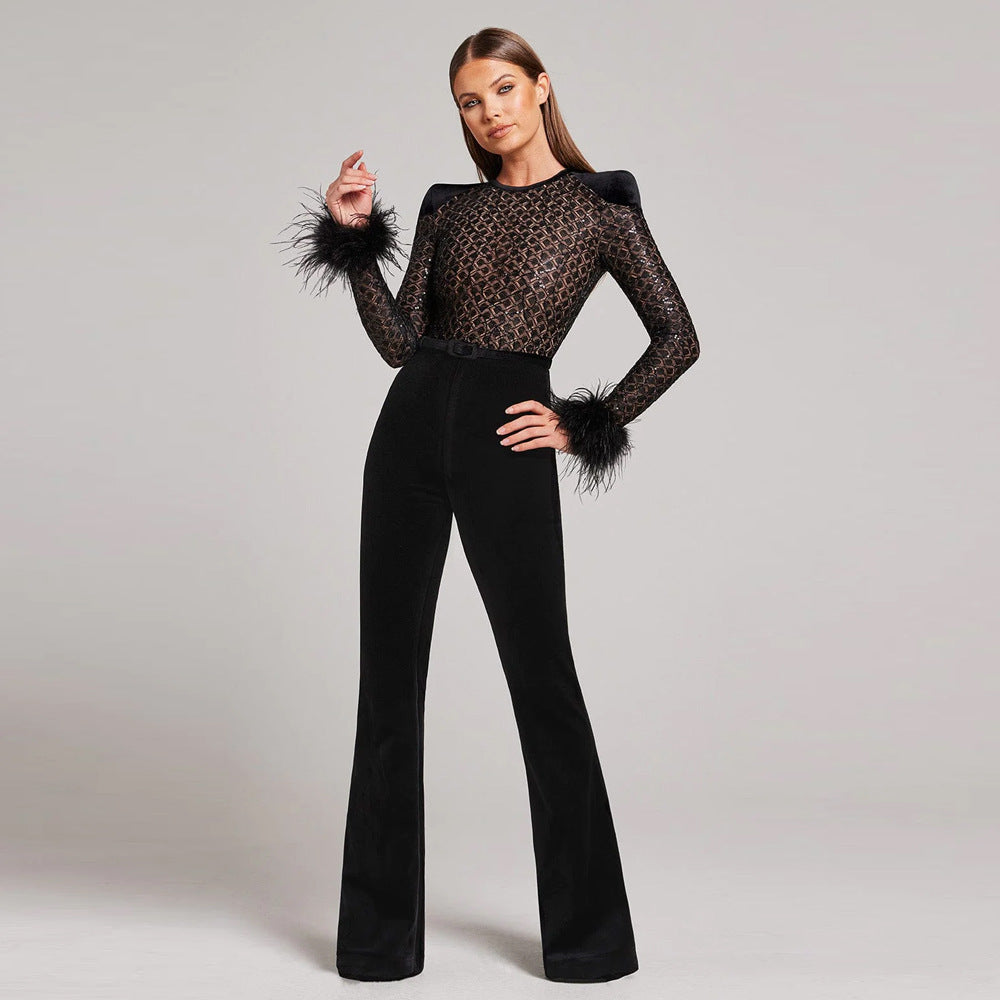 Julia LX Lace Jumpsuit