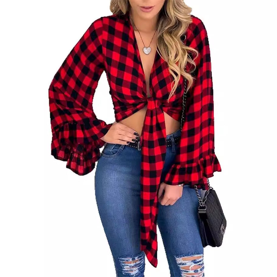 Kelly Front Tied Long Sleeve Shirt